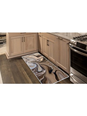 Colorix Carpet Kaymaz Taban Tezgah Önü Mutfak Paspası 75X150 cm No: 1432