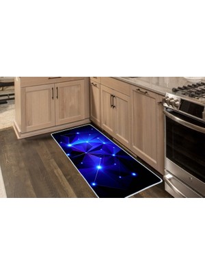 Colorix Carpet Kaymaz Taban Tezgah Önü Mutfak Paspası 75X150 cm No: 1280