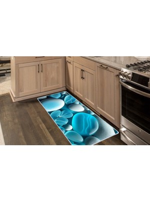 Colorix Carpet Kaymaz Taban Tezgah Önü Mutfak Paspası 75X150 cm No: 920