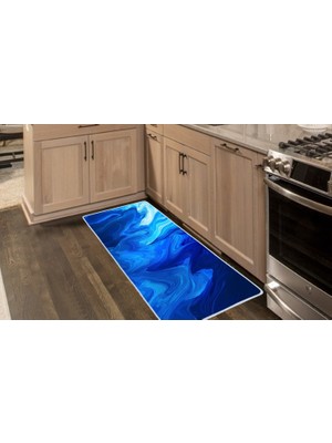 Colorix Carpet Kaymaz Taban Tezgah Önü Mutfak Paspası 75X150 cm No: 1254