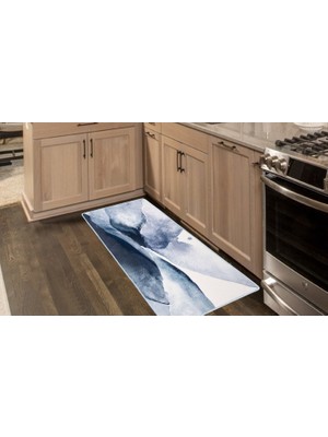 Colorix Carpet Kaymaz Taban Tezgah Önü Mutfak Paspası 75X150 cm No: 1331