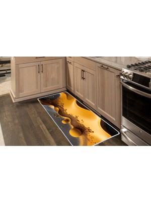 Colorix Carpet Kaymaz Taban Tezgah Önü Mutfak Paspası 75X150 cm No: 1462