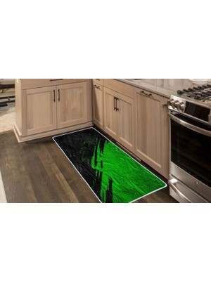 Colorix Carpet Kaymaz Taban Tezgah Önü Mutfak Paspası 75X150 cm No: 1291