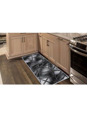 Colorix Carpet Kaymaz Taban Tezgah Önü Mutfak Paspası 75X150 cm No: 1297