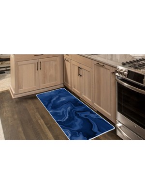 Colorix Carpet Kaymaz Taban Tezgah Önü Mutfak Paspası 75X150 cm No: 1256