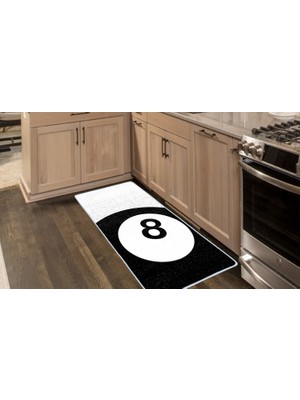 Colorix Carpet Kaymaz Taban Tezgah Önü Mutfak Paspası 75X150 cm No: 1388