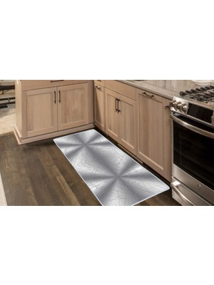 Colorix Carpet Kaymaz Taban Tezgah Önü Mutfak Paspası 75X150 cm No: 1117