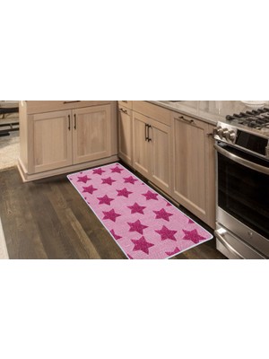 Colorix Carpet Kaymaz Taban Tezgah Önü Mutfak Paspası 75X150 cm No: 887