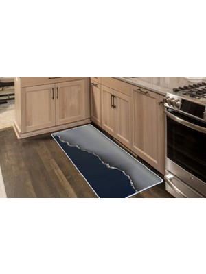 Colorix Carpet Kaymaz Taban Tezgah Önü Mutfak Paspası 75X150 cm No: 922