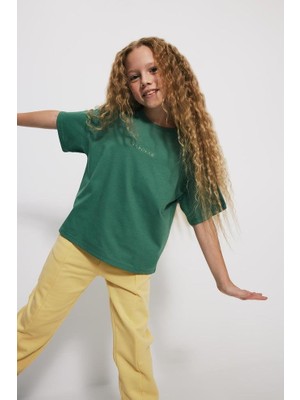 Babokah(Kids) Oversize Fit Unisex Organik Pamuk T- shirt