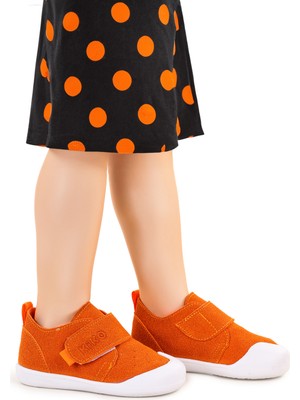 Kiko Kids Rosie Kız Bebek Cırtlı İlk Adım Ayakkabı Tekstil Tabanlı Günlük Kullanım İçin