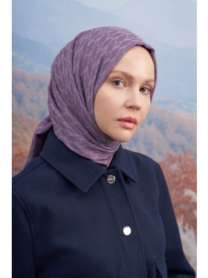 Armanda 70 x 190 Cotton Monogram Desen Şal - Ar 3098 03047