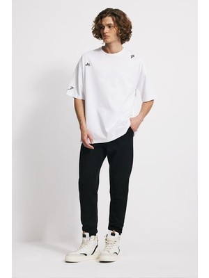 Babokah Nakışlı Heavy Jersey Oversize Fit T-Shirt