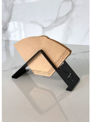 Velux Home Metal Filtre Kahve Kağıdı Standı Filtre Tutucu Mutfak Organizer Askılık
