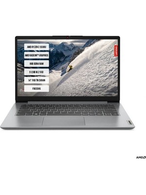 Lenovo Ideapad 1 114ALC7 82R3007STX Amd Ryzen 5-5500U 8gb 512GB SSD 14" Freedos Taşınabilir Bilgisayar