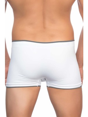 ECheffs Beyaz Emay 2103 Soft Erkek Boxer