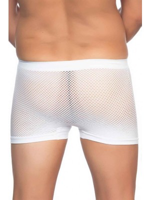 ECheffs Beyaz Emay 2106 Soft Erkek Boxer