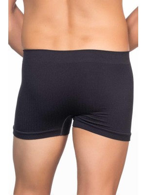 ECheffs Siyah Emay 2102 Soft Erkek Boxer