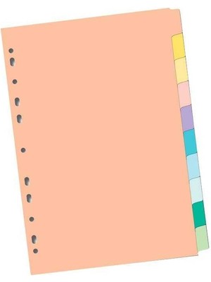 Serve Seperatör A4 Günlük Pastel Seri Karton