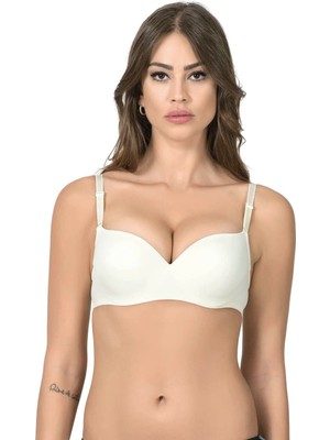 Belvü 1108C-BEYAZ– Straples Içi Boş Mikro Tulum Sütyen 1108 C