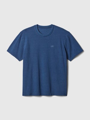 Gap Erkek Koyu Mavi Mini Gap Logo T-Shirt