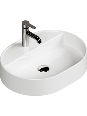 Aqua Bagno Bianzo Lavabo 55 x 42 Cm. Beyaz