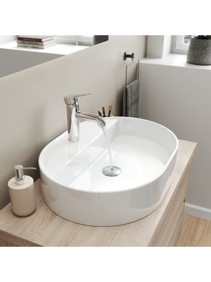 Aqua Bagno Bianzo Lavabo 55 x 42 Cm. Beyaz