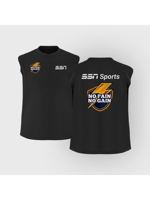 SSN Sports Style Nutrition Fitment Kolsuz Slim Fit Bisiklet Yaka Tshirt