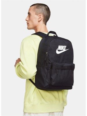 Nike Siyah 30X15X43 cm Sırt Çantası DC4244-010-NK Herıtage Bkpk