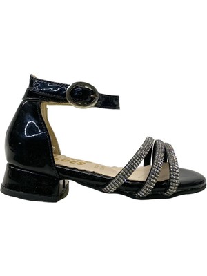 Tuğba Ortopedi Tuğba Ortoped 256 Kız Bebek Taşlı Topuklu Abiye Ayakkabı