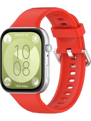 MobaxAksesuar Huawei Watch Fit 4/Fit 4 Pro/Fit 3 Kordon Spor Silikon Kordon Mix (Fit/Fit2 Uyumlu Değildir)