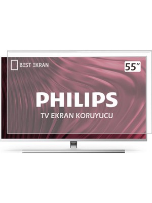 Best Ekran  Philips 55OLED809 Tv Ekran Koruyucu - Philips 55" Inç The One LED Ambilight Koruyucu