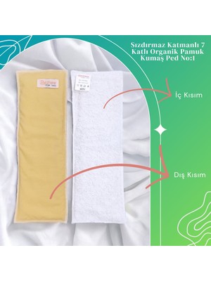 Bezhane 7 Katlı Yıkanabilir Bebek Pedi Kavuniçi 1 Numara