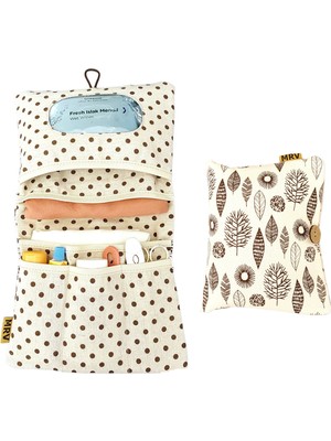 Mrvhome Bebek Alt Açma Bakım Çantası Organizer Yaprak