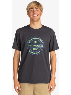 Billabong Rotor Fıll Ss Erkek Siyah Tshirt EBYZT00168-2737