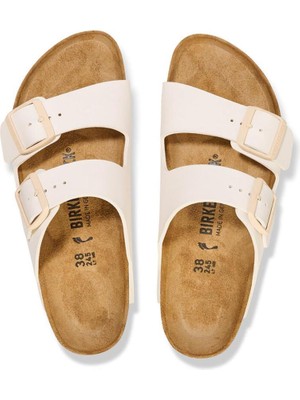 Birkenstock 1027339 Arizona Bf Saffiano Eggshell Kadın Terlik