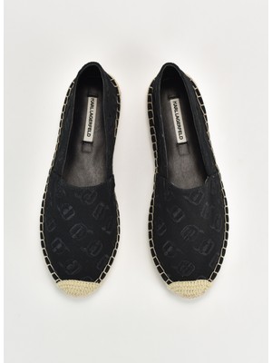 Karl Lagerfeld Siyah Kadın Espadril KL80124A 900