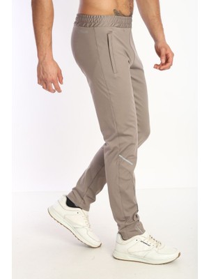 Erkek  Ince Yumuşak Scuba Kumaş Slim Fit  Erkek Eşofman Alt