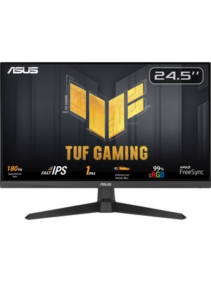Asus Tuf Gaming VG259Q3A 24.5 Inç 180Hz 1ms Full Hd Freesync Fast IPS Gaming Monitör