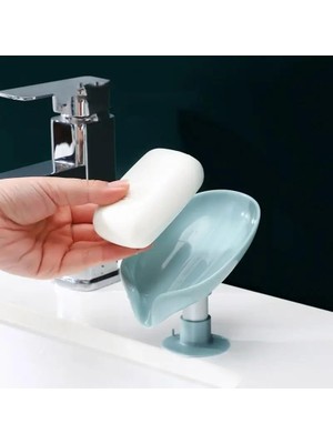 Kaymak Home Vantuzlu Su Giderli Sabunluk, Su Giderli Lavabo,banyo,mutfak Sabunluk, Sünger Tutucu, Bez Tutucu