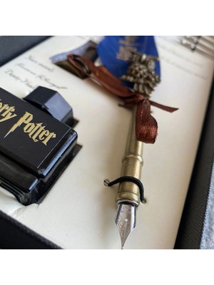 Keyfim Shop Isme Özel Harry Potter Divit Kalemli Özel Tasarım Konspet Hediyelik Set