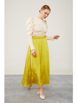 Lêvi D'or Asit Beli Lastikli Saten Etek