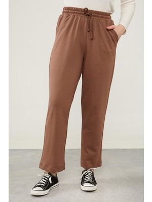 Lêvi D'or Toprak Beli Lastikli Bağıcıklı Pantolon