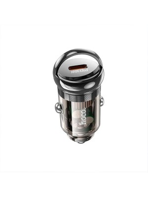 Hoco Z53 Sight Single PD30W Type-C Girişli Araç Çakmaklık Hızlı Şarj Aleti