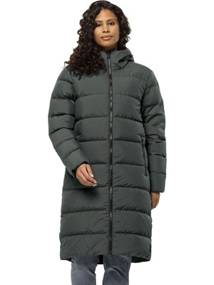 Jack Wolfskin Frozen Palace Kadın Yeşil Outdoor Ceketi