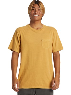 Quiksilver Salt Water Pkt Swp Erkek Sarı Tişört