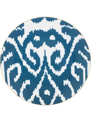Zm Decor Ikat Mavi Dubai Tabak