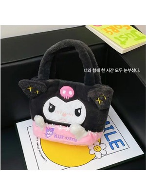 Syn İletişim Kuromi Sanrio Çocuk Peluş Çanta Hediye Y2K Cinnamoroll My Melodi Melody Hello Kitty Pompompurin