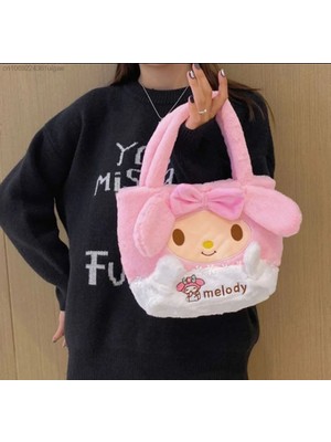 Syn İletişim Kuromi Sanrio Çocuk Peluş Çanta Hediye Y2K Cinnamoroll My Melodi Melody Hello Kitty Pompompurin