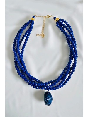 Petek Aksesuar Çoklu Alaçatı Boncuk Akrilik Kolye